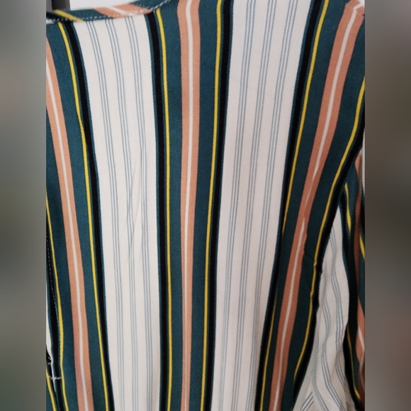 NWT.BCBGeneration Multicolor Striped Dress.Size L.pit to Pit 21" - Picture 6 of 8
